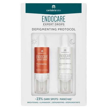 Endocare Aufhellende, erhellende und vereinheitlichende Tropfen 2 x 10 ml