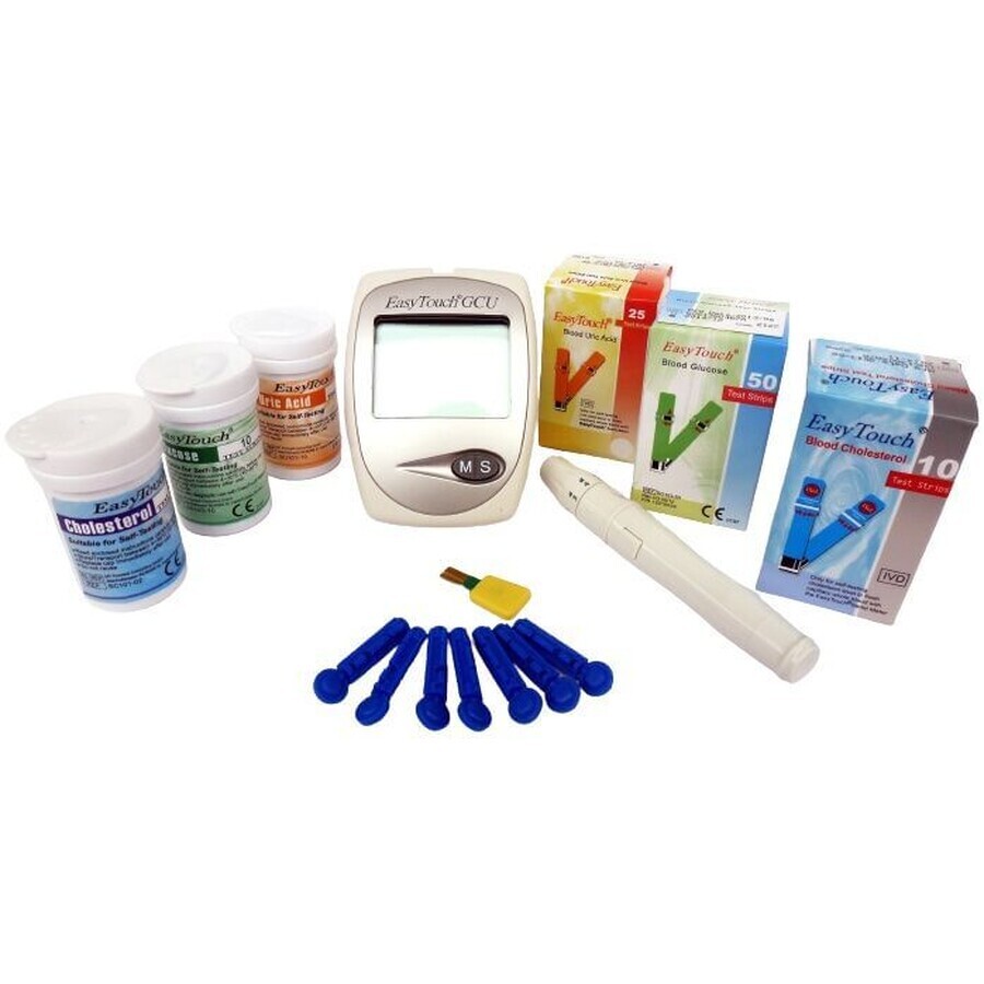 EasyTouch Cholesterin-Messgerät + Streifen-Set