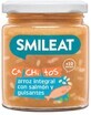 Smileat Bio-Lachs mit braunem Reis und Gem&#252;se mit nativem Oliven&#246;l extra 10M+ 230 g