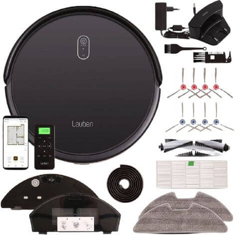 Lauben Robot Vacuum 26BB Pet Aspirator robotic cu mop