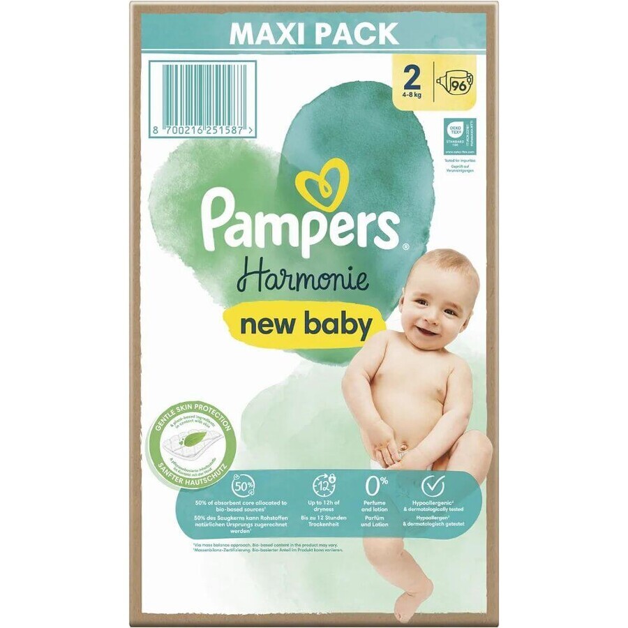 Pampers Harmonie Baby size. 2, 96 buc