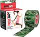 RockTape Design kinesiologisches Band, gr&#252;n maskiert 5 m