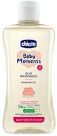 Chicco Baby Moments Sensitive Cotton Massage&#246;l mit Vitamin E 74% nat&#252;rlichen Inhaltsstoffen 200 ml