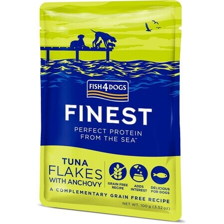 Fish4Dogs Hundekapseln Finest Tuna Chunks mit Sardellen 100 g