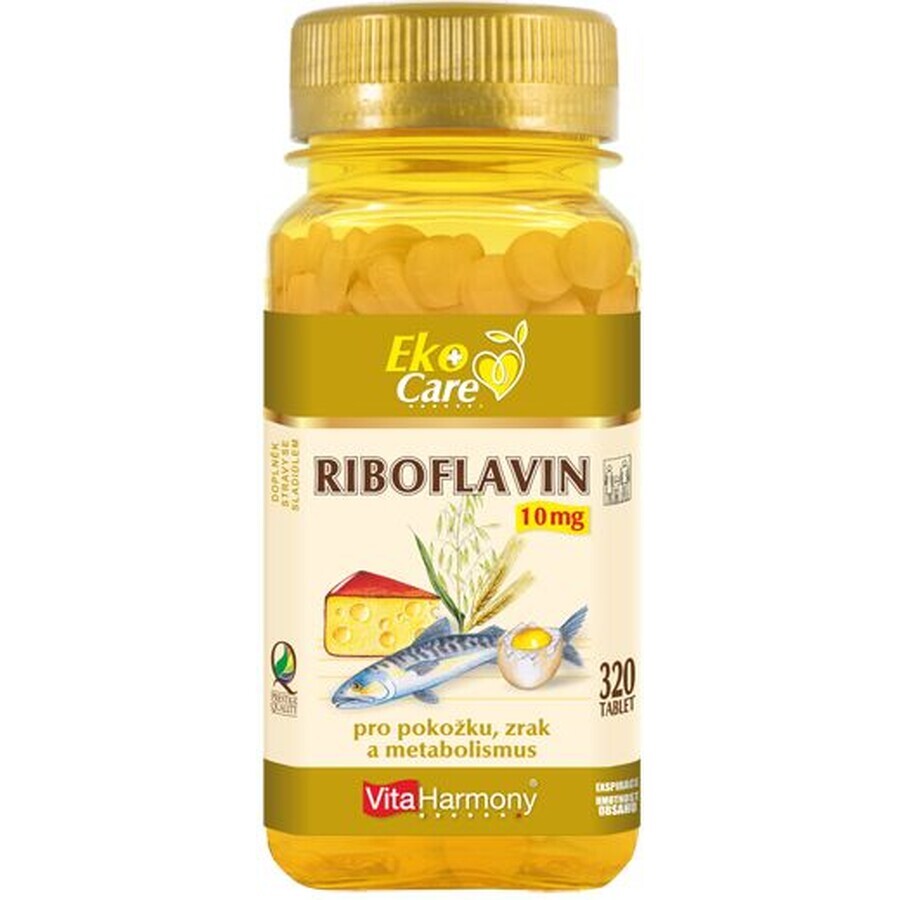 VitaHarmony VE Riboflavin (Vitamin B2) 10mg 320 Tabletten