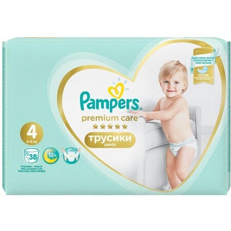 Pampers Premium Care Höschen S4, 9-15 kg 38 Stück