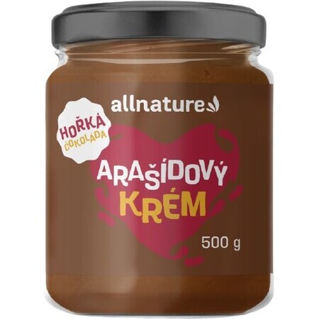 Allnature Crème de cacahuètes au chocolat noir 500 g