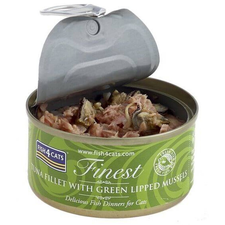 Fish4Cats Canned cat food Finest Tuna with mussels 70 g