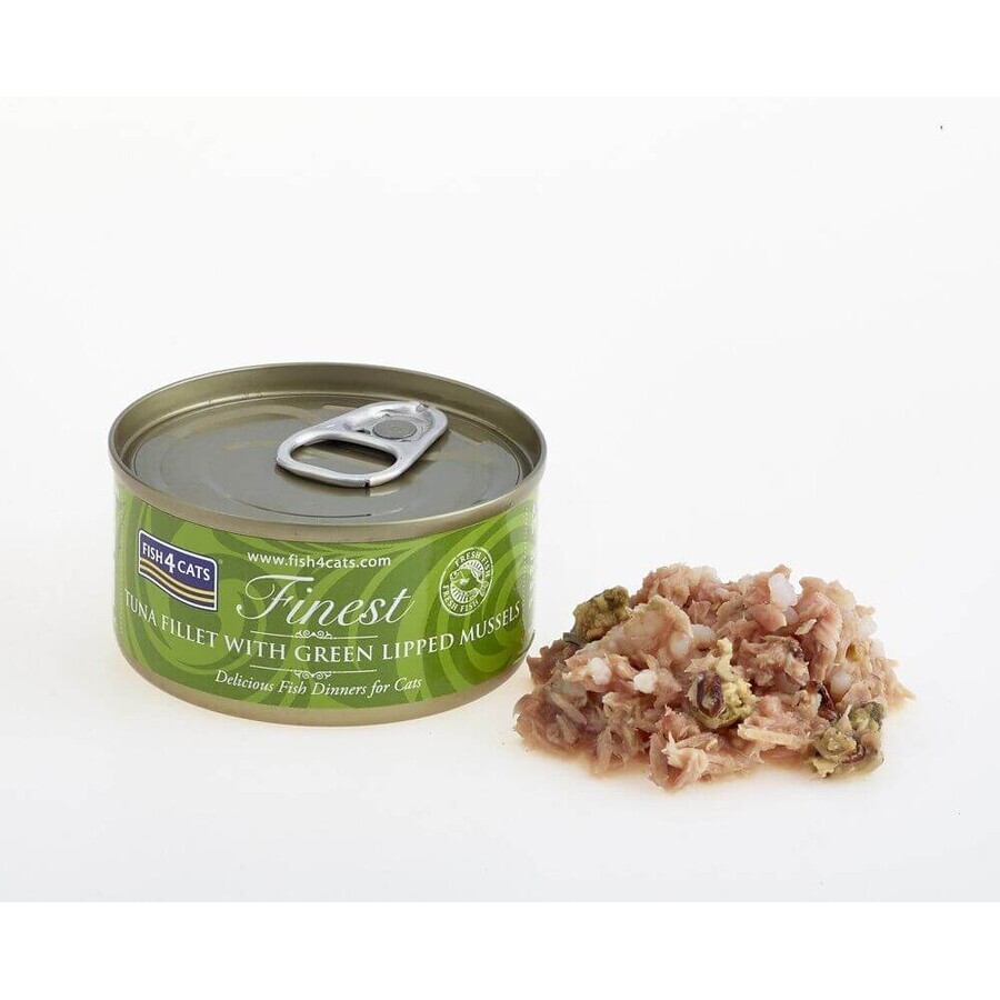 Fish4Cats Canned cat food Finest Tuna with mussels 70 g