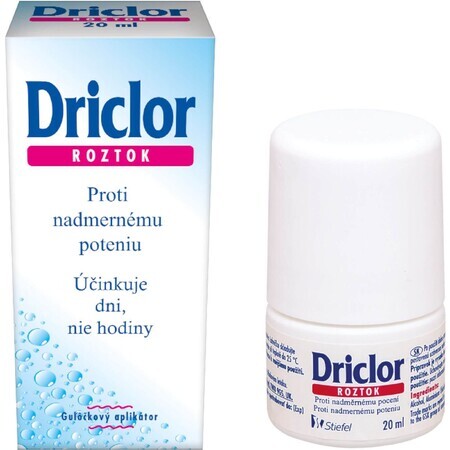 Driclor Roll-on antitranspirante para la transpiración excesiva 20 ml