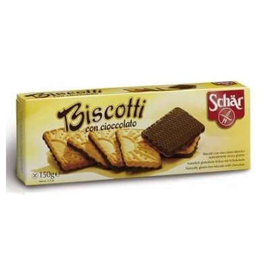 Glutenvrije chocoladekoekjes, 150 g, Dr. Schar