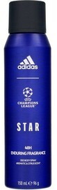 Adidas UEFA Champions League Star Deodorant Spray f&#252;r M&#228;nner 150 ml