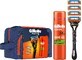 Gillette Geschenkset: fusion rasierer + 4 K&#246;pfe + fusion gel 200 ml