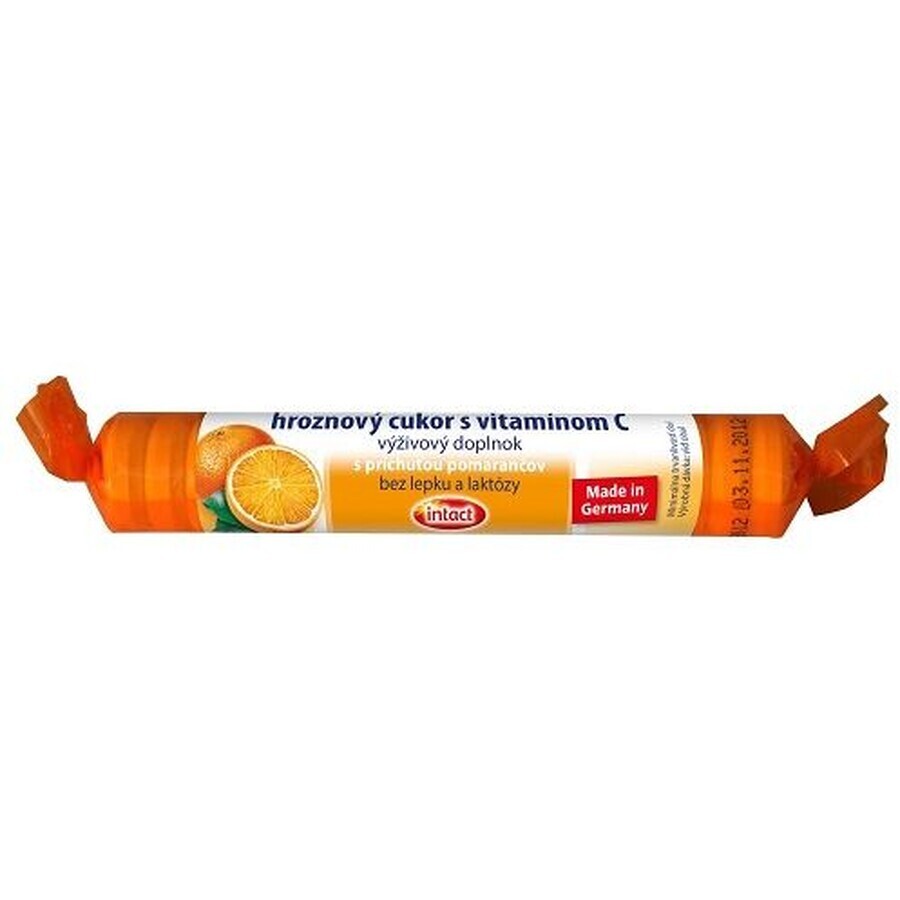 Sucre de raisin intact avec vitamine C et arôme d'orange 1 x 40 g