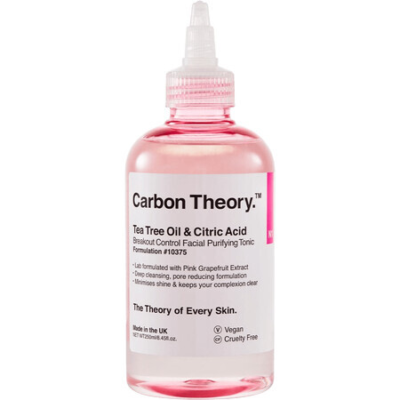 Tonique purifiant pour le visage Carbon Theory 250 ml