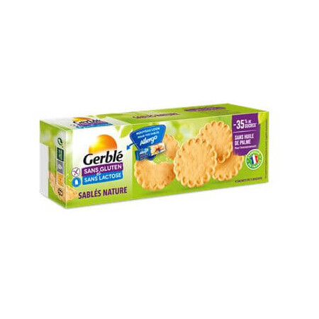 Biscuiti fara gluten si lactoza Gerble Allergo, 120 g, Nutrition & Sante