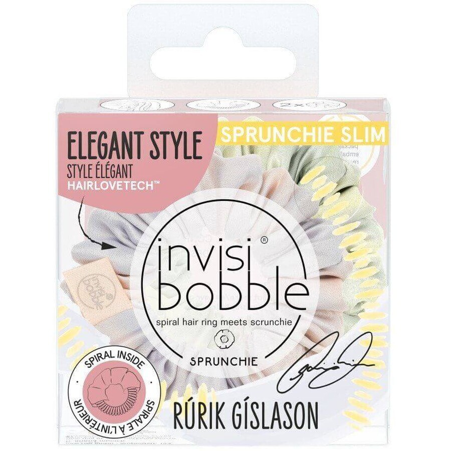 Invisibobble SPRUNCHIE SLIM Rúrik Gíslason Twist it Up Stoffgummis 2 Stück