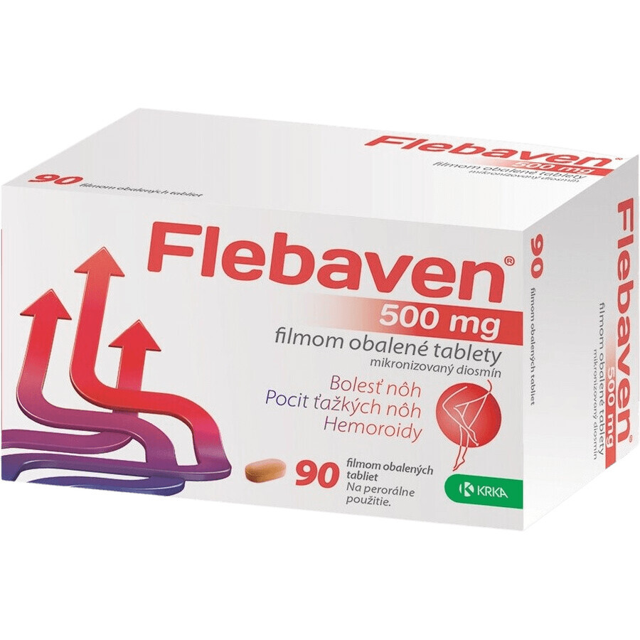 Flebaven 500mg Filmtabletten 90 Tabletten