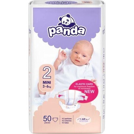 Panda Mini-Windeln für Babys 3-6 kg 50 Stück