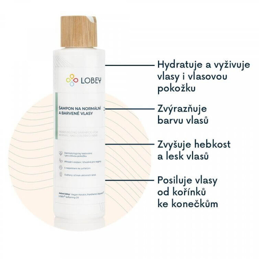 Lobey Shampoo für normales und coloriertes Haar 200 ml