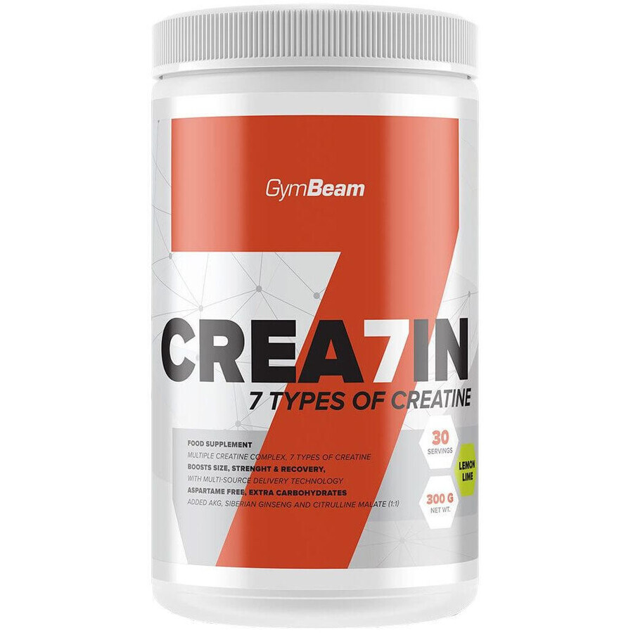 GymBeam Creatine Crea7in Pfirsich-Eistee 600 g