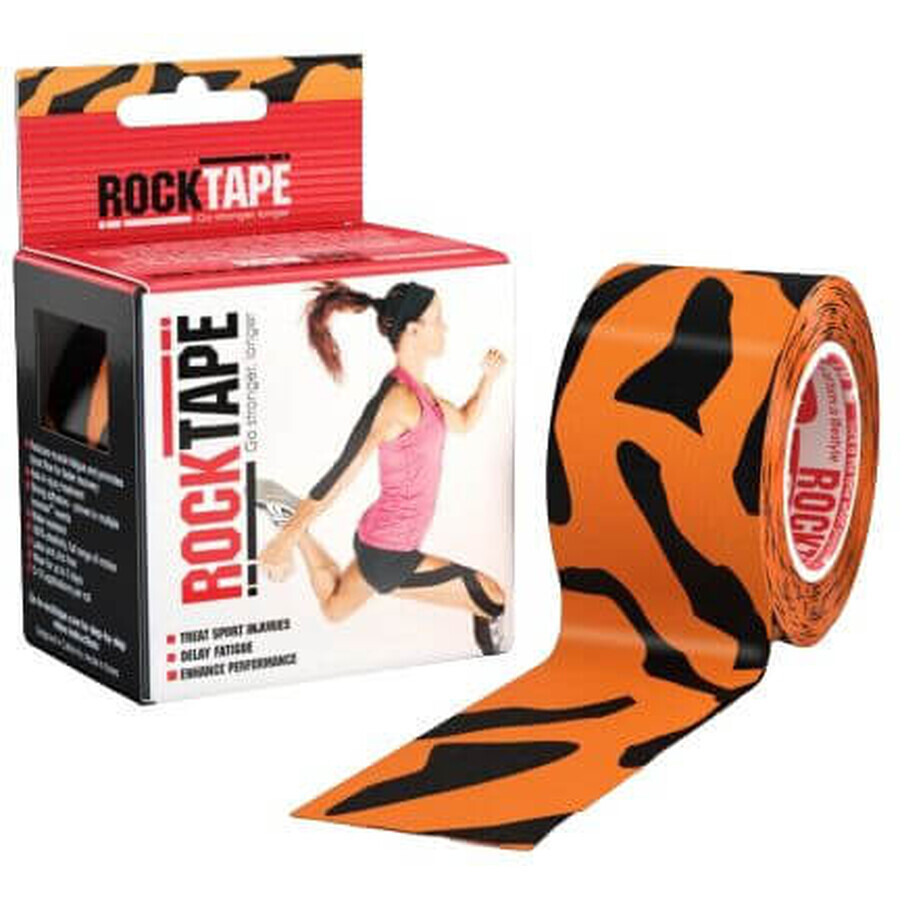 RockTape Design kinesiologisches Band - Tiger 5 m