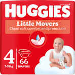 Huggies® Little Movers Windel 4 (7-18 kg) 66 Stück