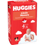 Huggies® Little Movers Windel 4 (7-18 kg) 66 Stück