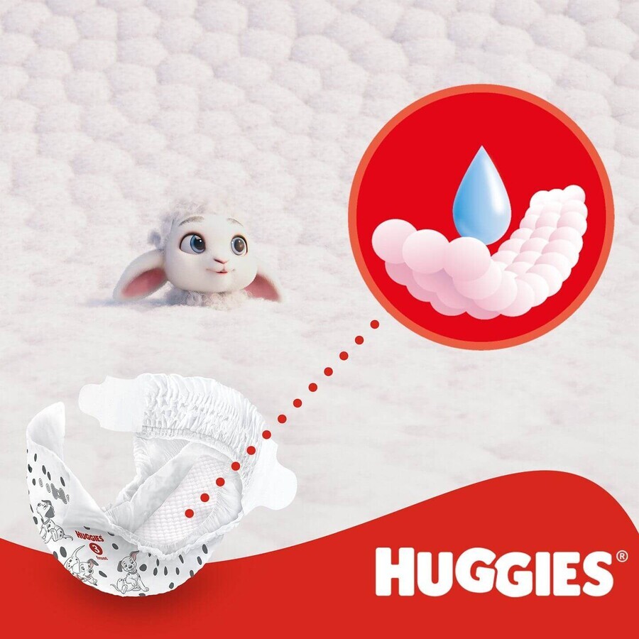 Huggies® Little Movers Windel 4 (7-18 kg) 66 Stück