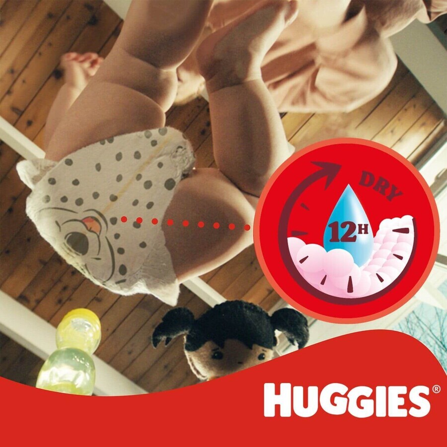 Huggies® Little Movers Windel 4 (7-18 kg) 66 Stück