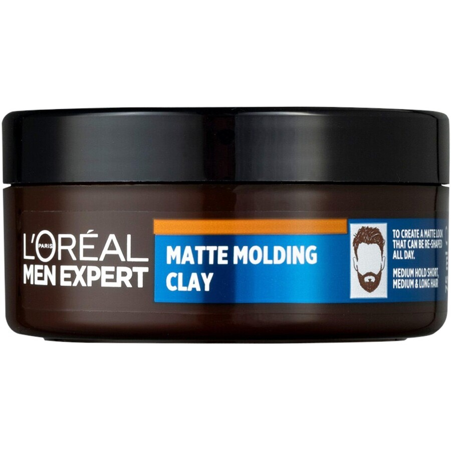 L'Oréal Paris Men Expert Formende Tonerde für lockiges Haar, 75 ml