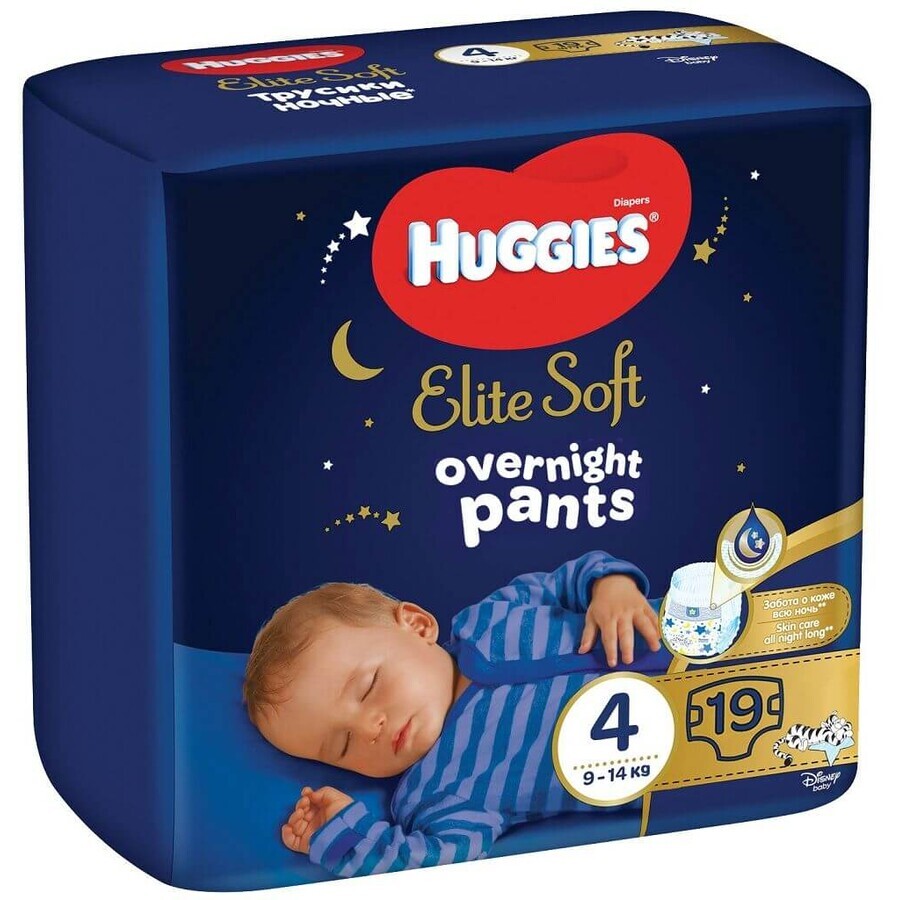 Huggies Elite Soft Pants OVN Wegwerf-Windeln Pants 4 (9-14 kg) 19 Stück