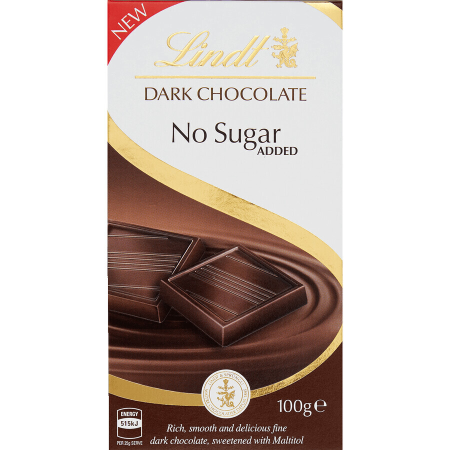 Chocolate negro sin azúcar añadido Lindt 100 g