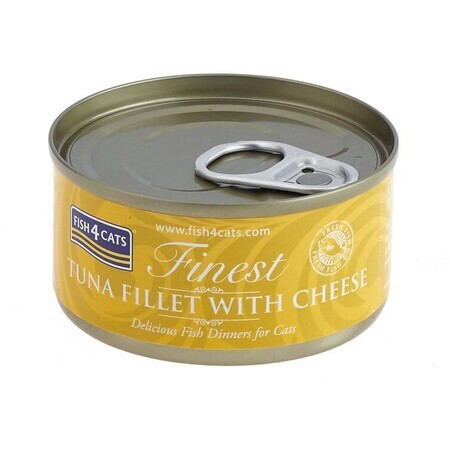 Fish4Cats Finest Comida en lata para gatos Atún con queso 70 g