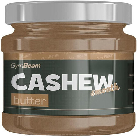 GymBeam Glatte Cashewnussbutter 340 g