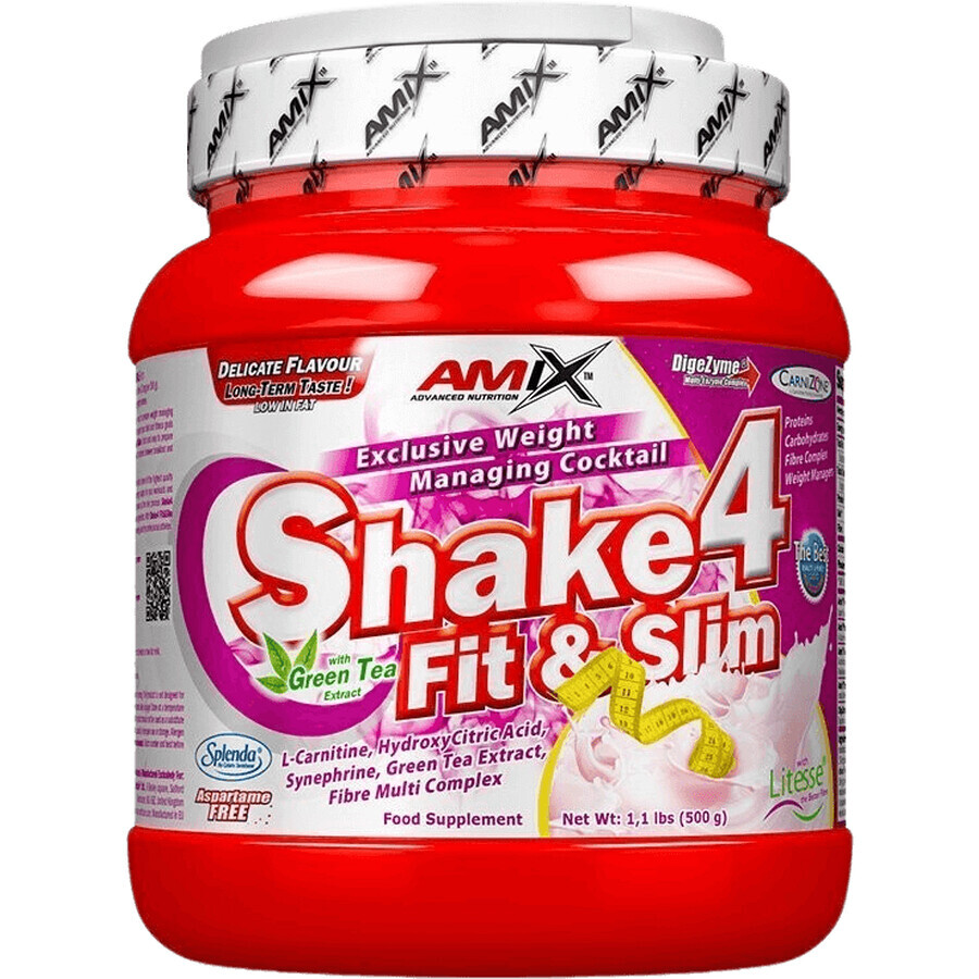 Amix Shake4 Fit&Slim Erdbeere 500g