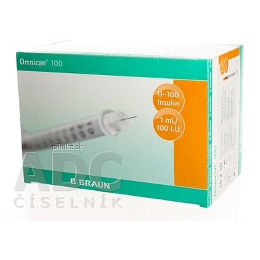 B.Braun BB BB Omnican Spritze 100 ml, Nadel 0,30x12 mm 100 Stück