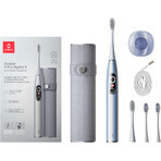 Oclean X Pro Digital Set Silver case and sonic toothbrush, silver