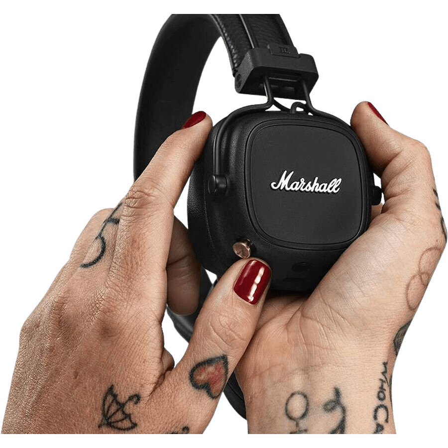 Marshall Major IV Bluetooth-Kopfhörer, schwarz