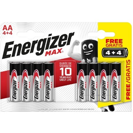 Energizer Max AA Bleistift-Batterien 8 Stück