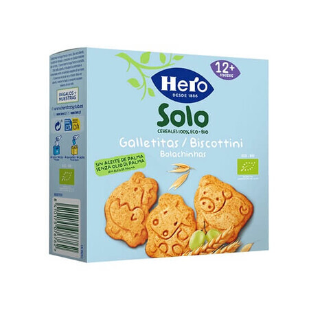 Solo Kekse in Tierform, +12 Monate, 100 gr, Hero Baby