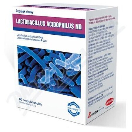 Lactobacillus acidophilus ND 60 Kapseln