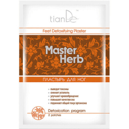 TianDe Detox Fußpflaster Master Herb 2 Stück