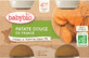 Babybio S&#252;&#223;kartoffelp&#252;ree 2 x 130 g