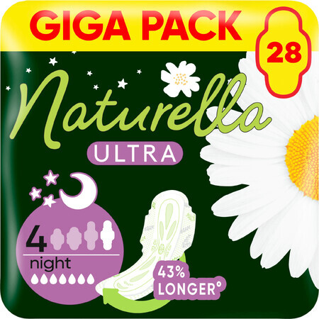 Naturella Ultra Night Größe 4 Binden mit Flügeln 28 Stück