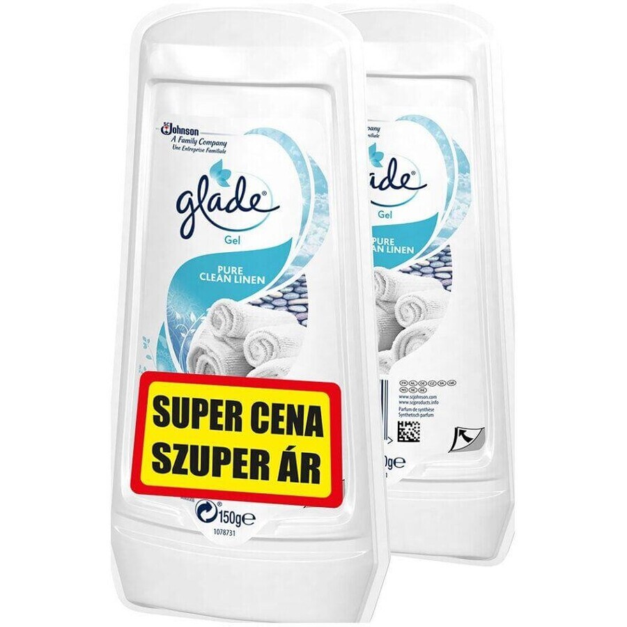 Glade By Brise Pure Clean Linen Gel Lufterfrischer 2 x 150 g