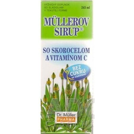 Dr.Muller Muller Sirup mit Wegerich und Vit. C ohne Zucker 245 ml