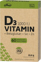 Vitar EKO Vitamin D3 1000IU+betaglucan 60 Kapseln