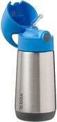 B. Box Trinkthermoskanne mit Strohhalm blau/grau 350 ml