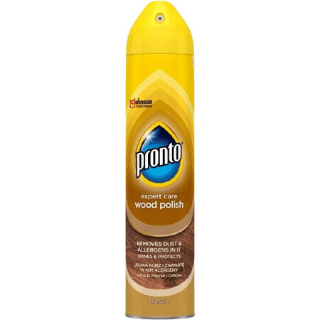 Pronto Expert Care Wood Polish, anti-poussière, Classic 250 ml